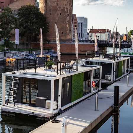 Domy Na Wodzie - La Mare Motlava Houseboats With Sauna By Downtown Apartments Gdańsk Exterior foto