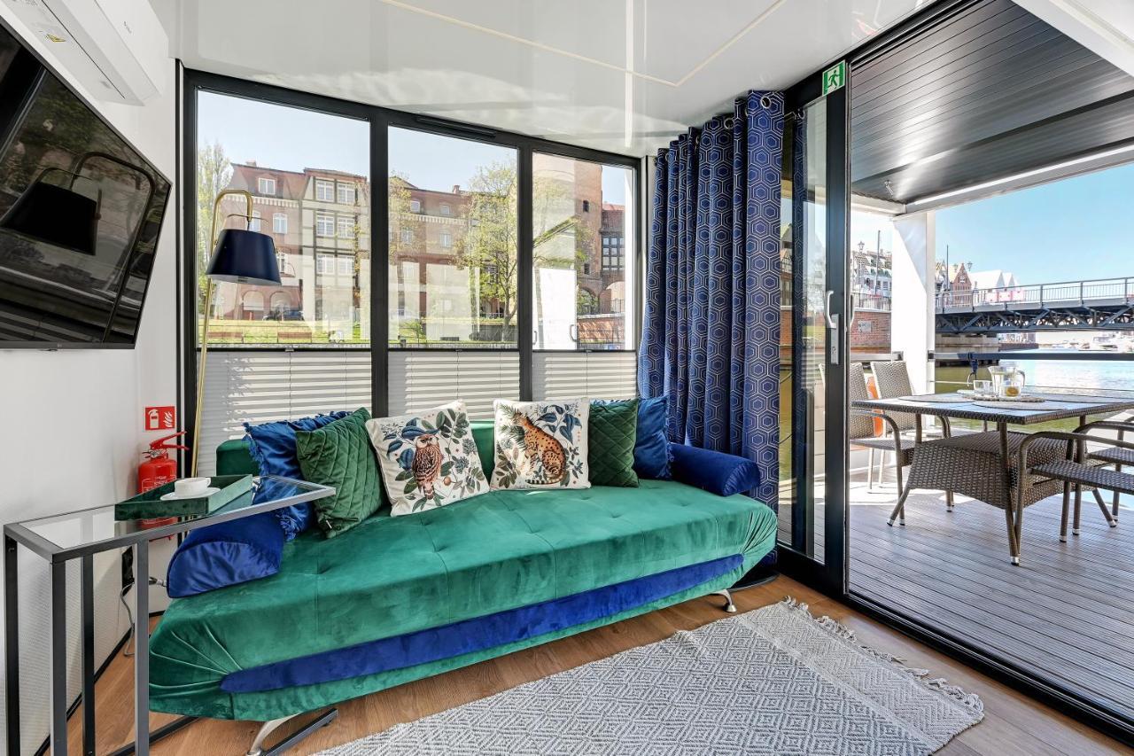 Domy Na Wodzie - La Mare Motlava Houseboats With Sauna By Downtown Apartments Gdańsk Exterior foto