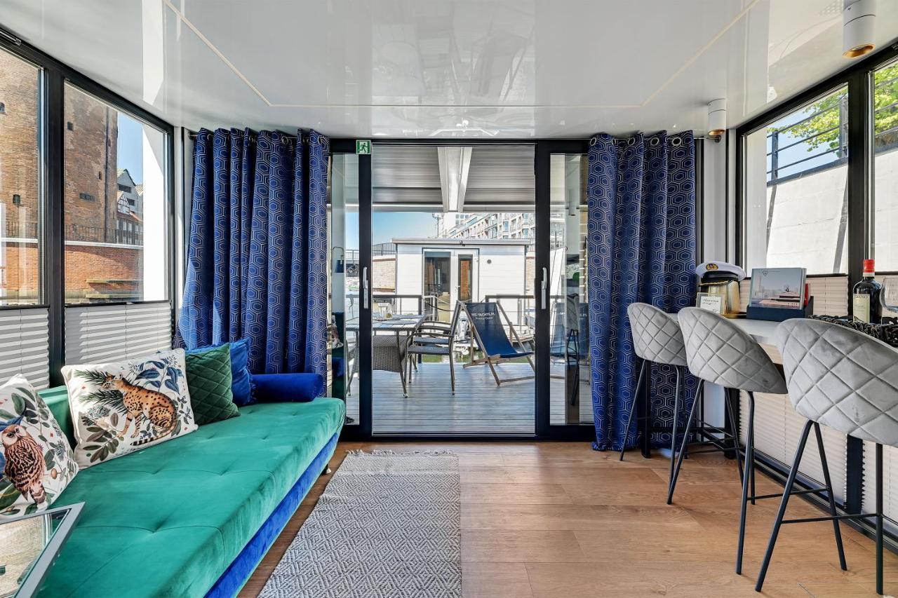 Domy Na Wodzie - La Mare Motlava Houseboats With Sauna By Downtown Apartments Gdańsk Exterior foto