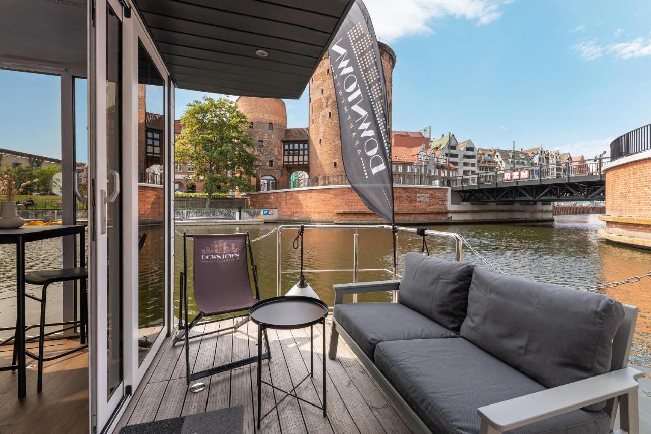 Domy Na Wodzie - La Mare Motlava Houseboats With Sauna By Downtown Apartments Gdańsk Exterior foto