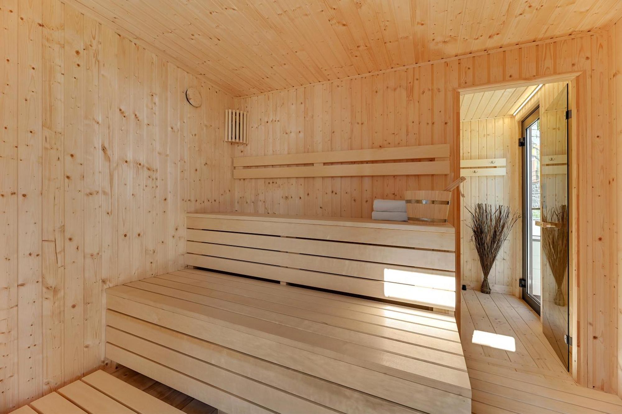 Domy Na Wodzie - La Mare Motlava Houseboats With Sauna By Downtown Apartments Gdańsk Exterior foto