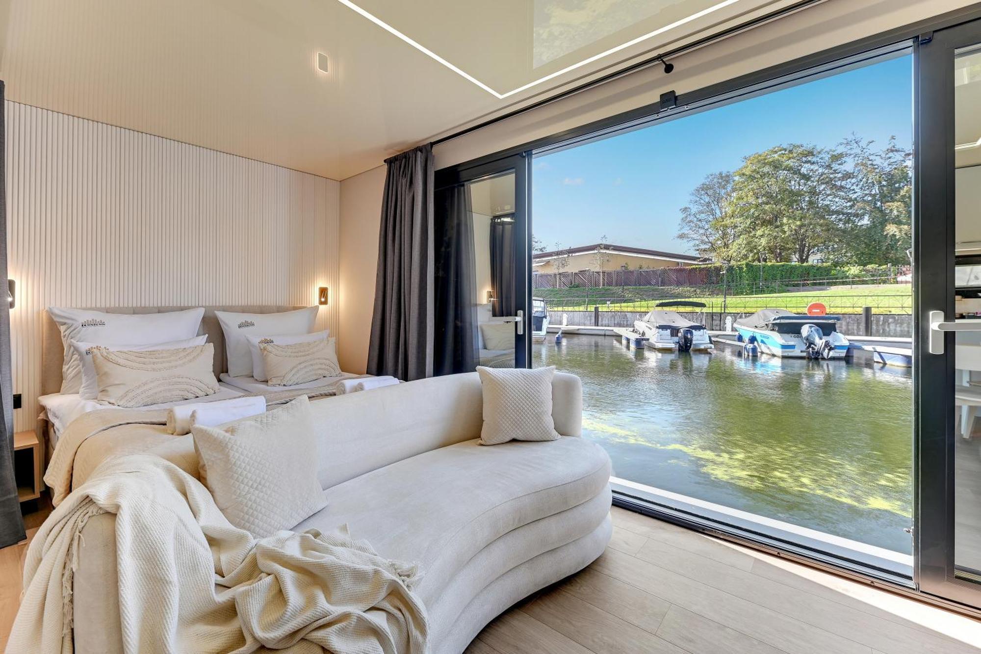 Domy Na Wodzie - La Mare Motlava Houseboats With Sauna By Downtown Apartments Gdańsk Exterior foto