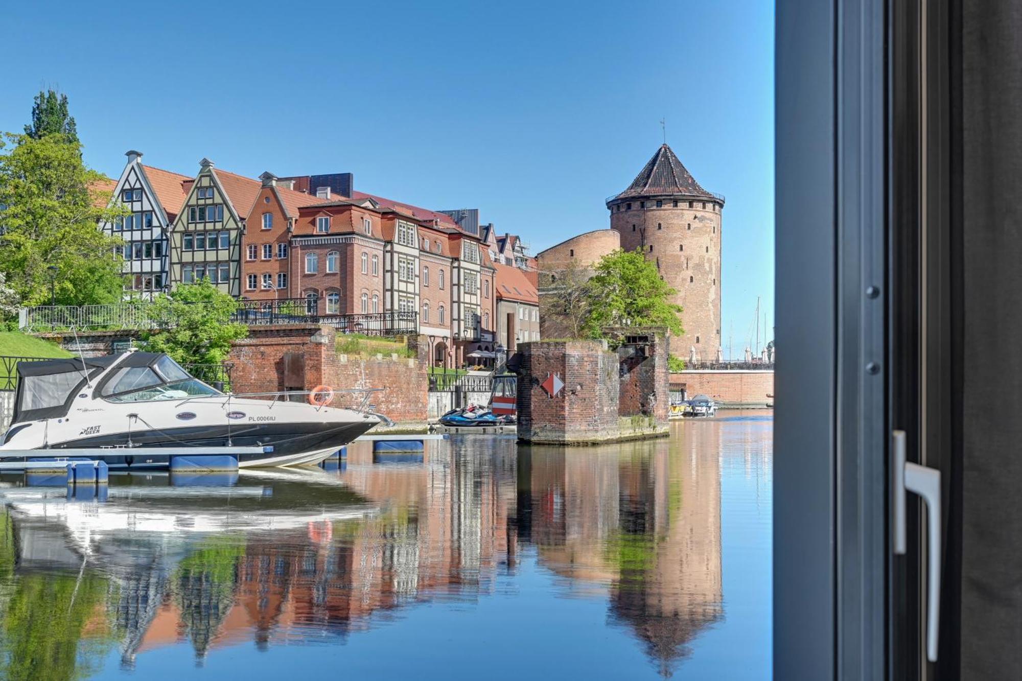 Domy Na Wodzie - La Mare Motlava Houseboats With Sauna By Downtown Apartments Gdańsk Cameră foto