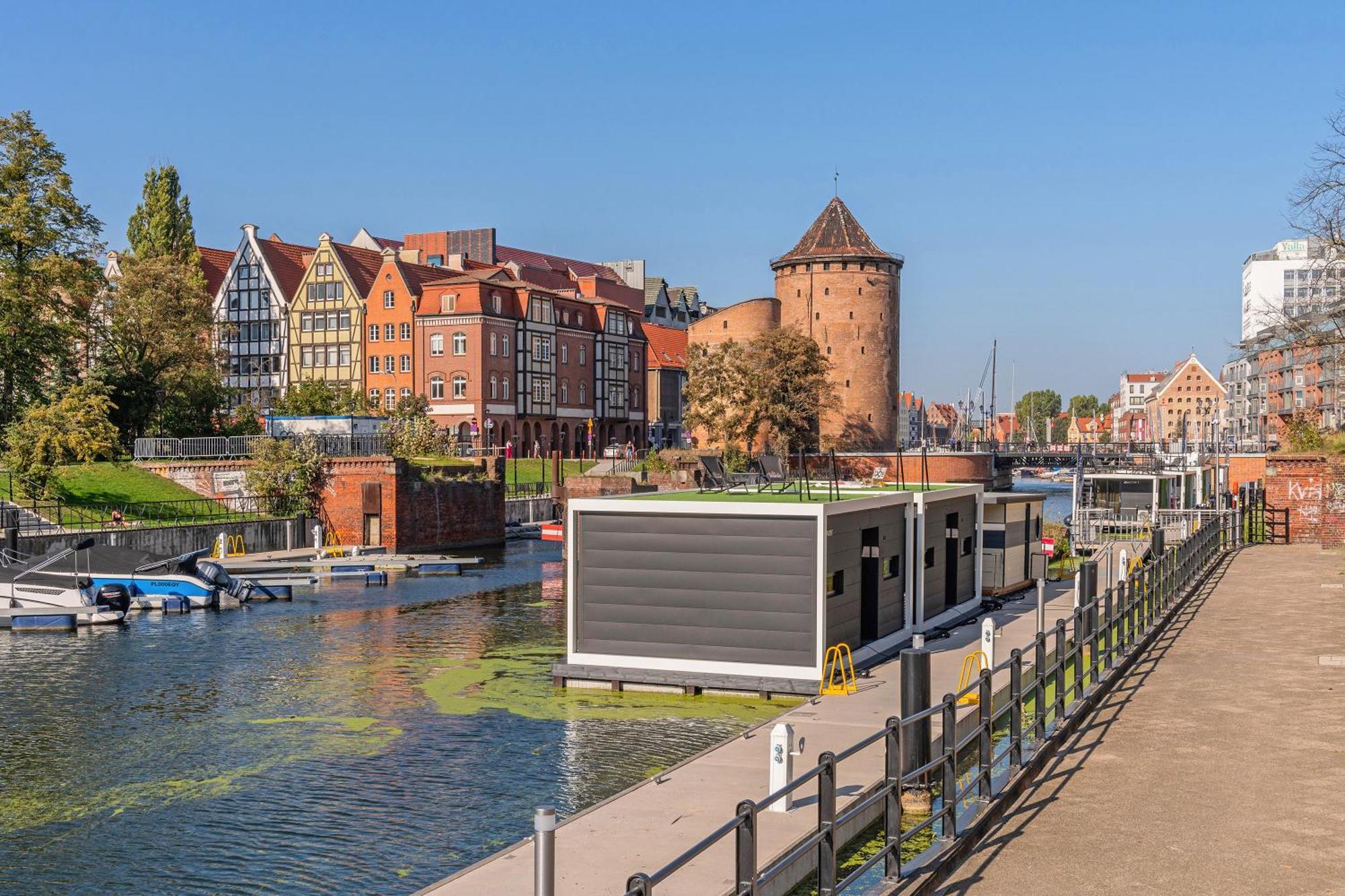 Domy Na Wodzie - La Mare Motlava Houseboats With Sauna By Downtown Apartments Gdańsk Cameră foto