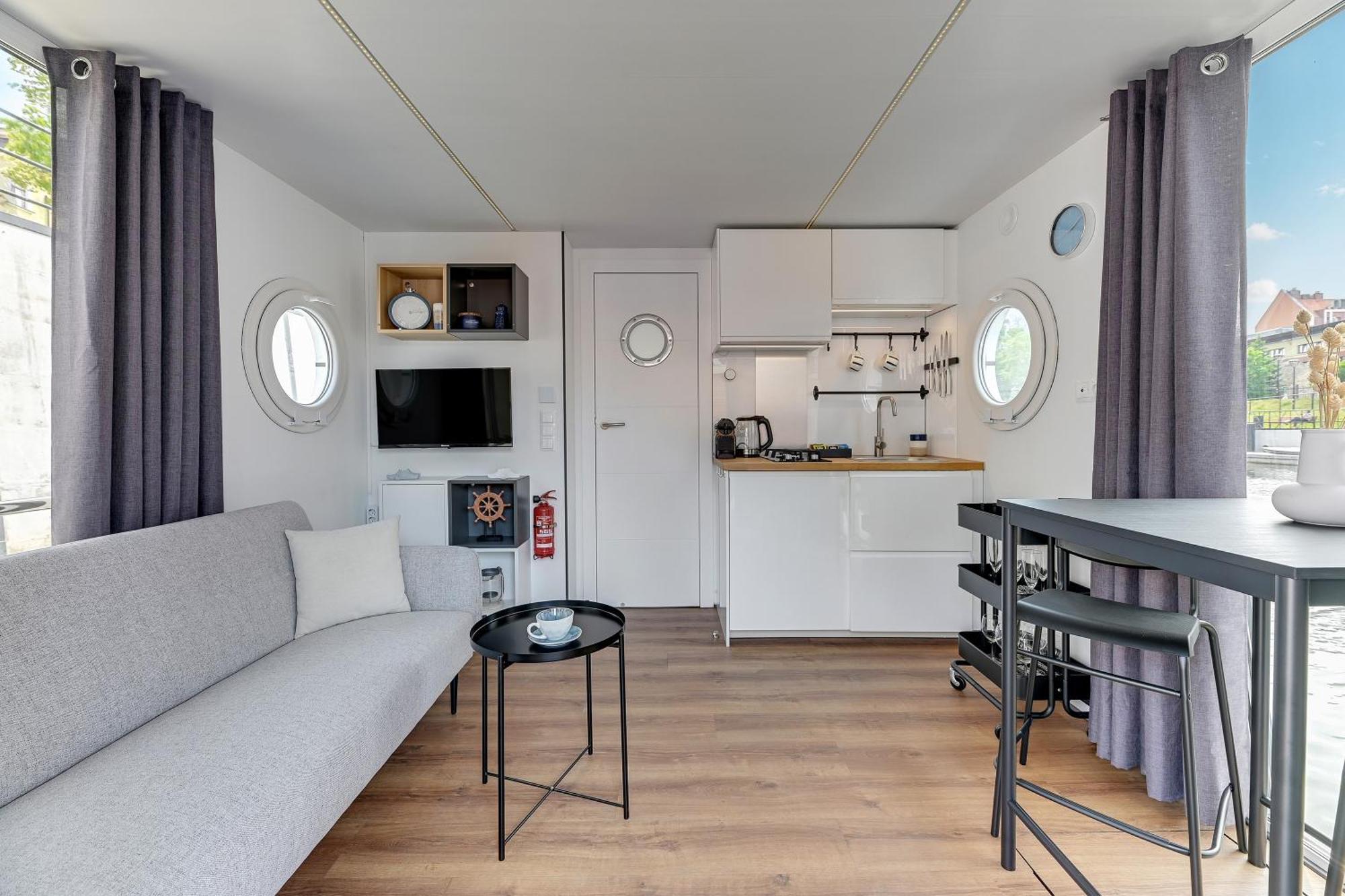 Domy Na Wodzie - La Mare Motlava Houseboats With Sauna By Downtown Apartments Gdańsk Cameră foto